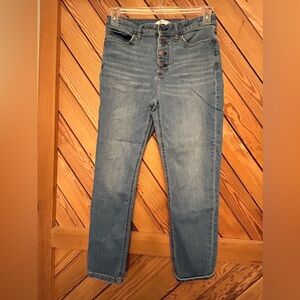 LC Lauren Conrad Women’s  Mid Rise Skinny Ankle Jeans Size 10 EUC